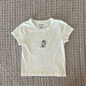 Brandy Melville Hailie skateboarding penguin tee